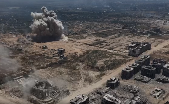 העשן עלה מעל הנחל: עשרות פירי מנהרות הושמדו