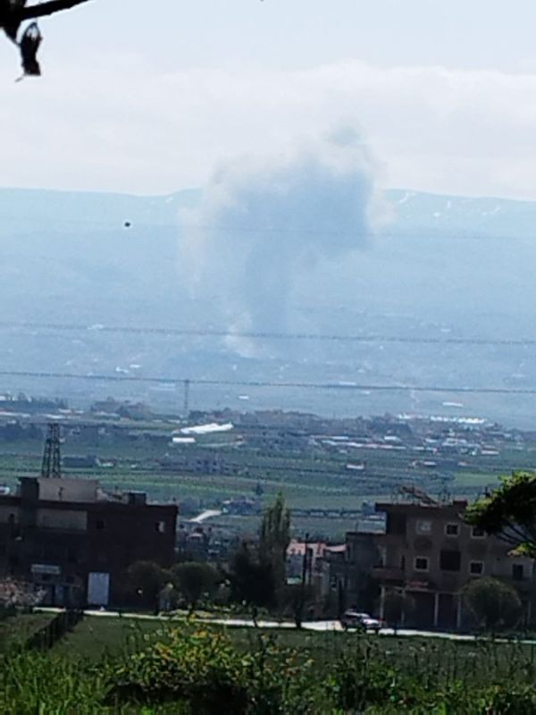 צה"ל תקף מטרות באזור בעלבכ שבעומק לבנון