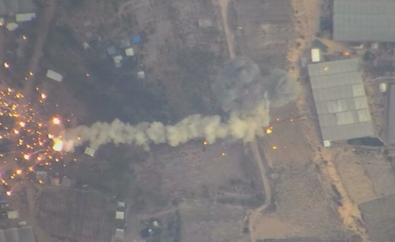ללא פגיעה בעזתים: צה"ל השמיד את המשגרים | צפו