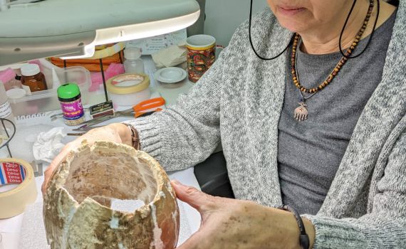 כלי בן כ-6,000 שנה עשוי שנהב התגלה בדרום הארץ