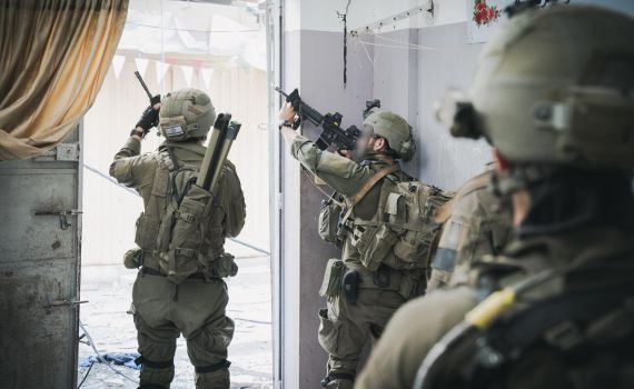 צפו: הפשיטה האחרונה של צה"ל בחאן יונס