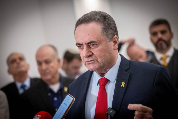 שר החוץ כ"ץ: נגד שליטה ישראלית בעזה