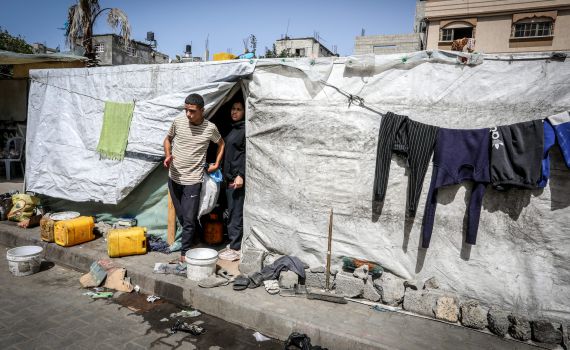 נערכים לכניסה: צה"ל החל בפינוי האוכלוסייה ברפיח