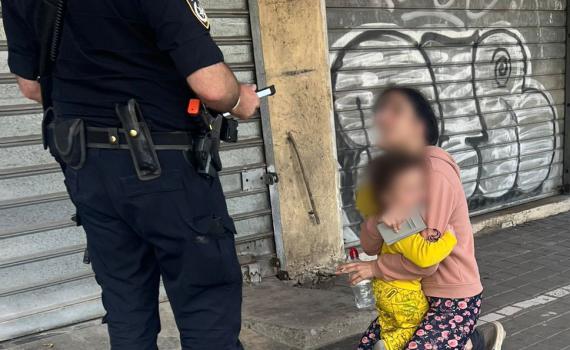 פעוט כבן שנתיים שוטט לבדו באזור השוק של חדרה