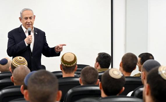 נתניהו למתגייסים החדשים: נחושים לנצח את איראן