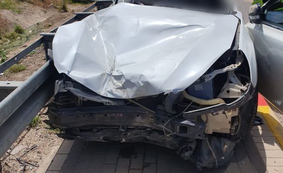 תאונה קשה: מותה של אישה נקבע בכביש 65