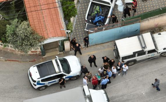 300 מטרים מהישוב ברוכין: שוטרים פלסטינים ירו באוויר