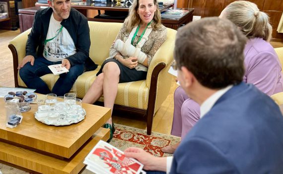 הנשיא הרצוג נפגש עם משפחת שפירא: "אצילות נפש שאין כמותה"