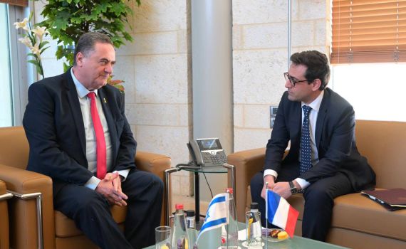 כ"ץ הזהיר את השר הצרפתי: נכבוש שטחים בדרום לבנון