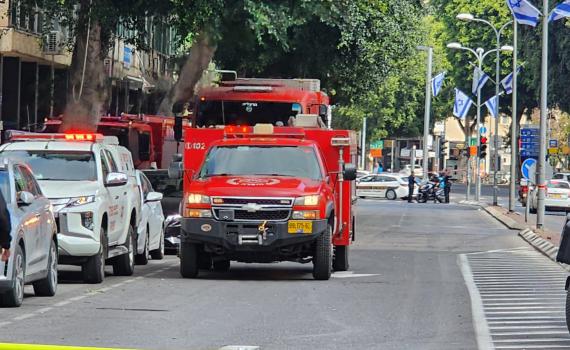 חשש לדליפת אמוניה בת"א: הציבור מתבקש להתרחק מהמקום