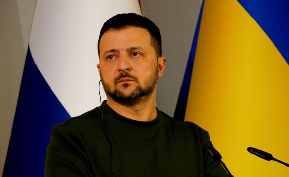 זלנסקי תומך בישראל: "מגנה את התקיפה מאיראן"