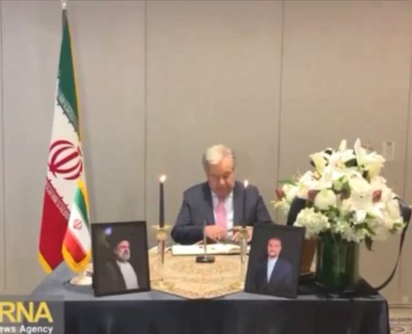 שפל חדש: מזכ"ל האו"ם כותב הספד לרוצח ראיסי