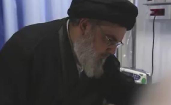 נסראללה יצא בחשאי מהבונקר לבקר את אמו הגוססת