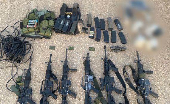 צה"ל סיכל הברחת נשק בבקעת הירדן