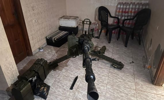 הפעילות ברפיח: מחבלים נעצרו, אמצעי לחימה נתפסו