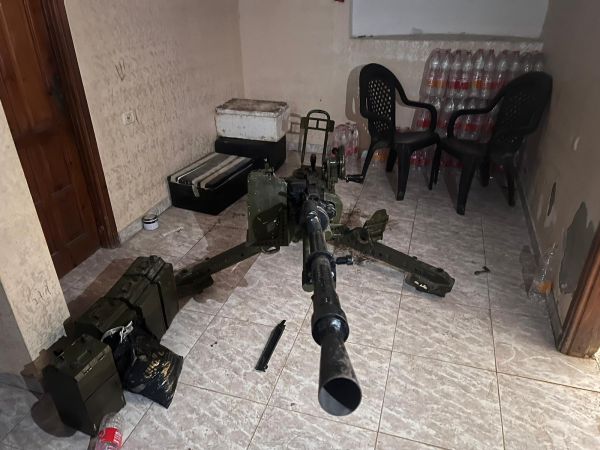 הפעילות ברפיח: מחבלים נעצרו, אמצעי לחימה נתפסו