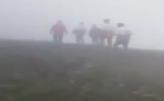 תיעוד מצוותי החילוץ אחר מסוקו של נשיא איראן