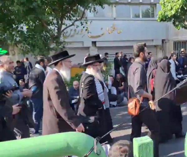 חרדים מנטורי קרתא השתתפו בהלוויית נשיא איראן ראיסי