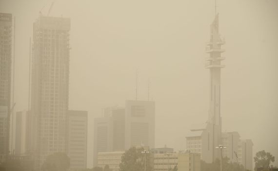 שימו לב: זיהום אוויר גבוה צפוי בכל הארץ