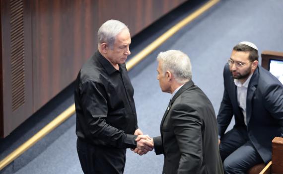 לפיד: "מזכיר שלנתניהו יש ממני רשת ביטחון"