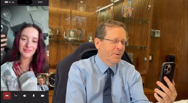 צפו: הנשיא הרצוג מברך את עדן גולן רגע אחרי הגמר