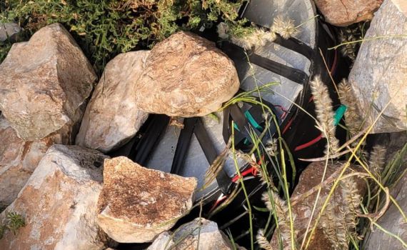 מטען חבלה הוטמן במזבח יהושע בן נון