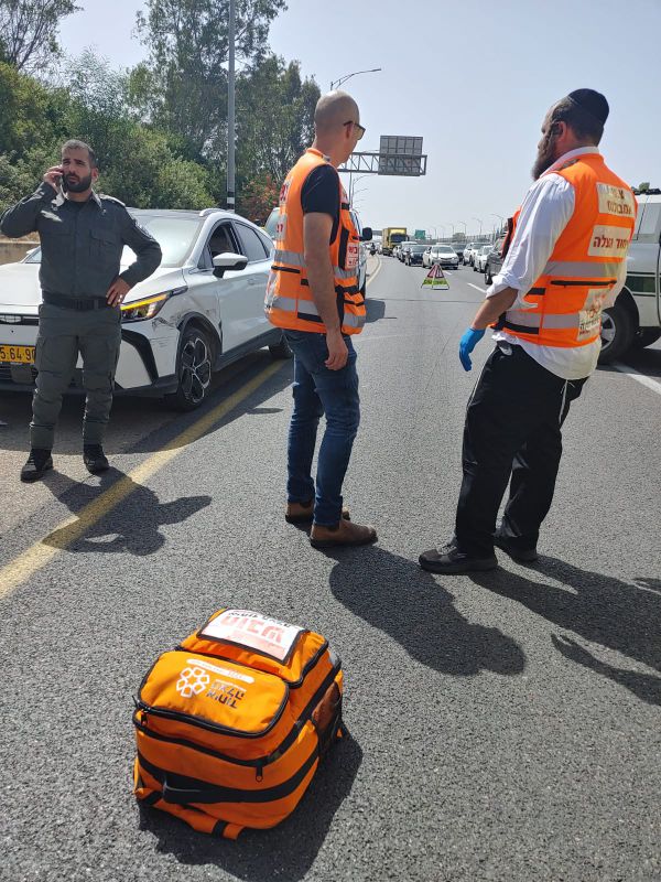 גבר נפצע אנוש בתאונה סמוך לנס ציונה