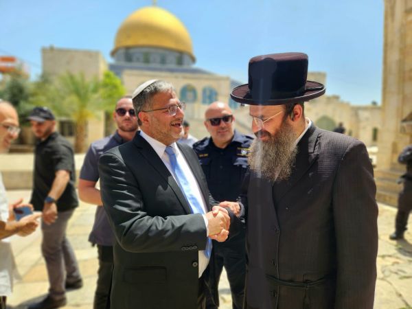 פעם ראשונה מתחילת המלחמה: בן גביר בהר הבית