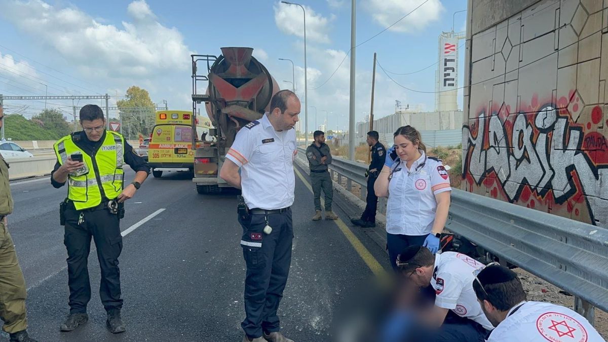 אסון בכביש 1: רוכב אופנוע נהרג סמוך לקיבוץ גלויות