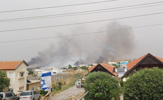 השריפה סמוך לשדה דוד – הושגה שליטה אך הנזק רב