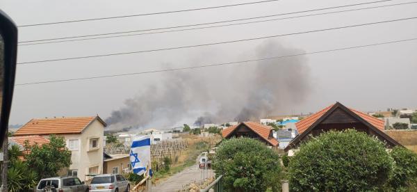 השריפה סמוך לשדה דוד – הושגה שליטה אך הנזק רב