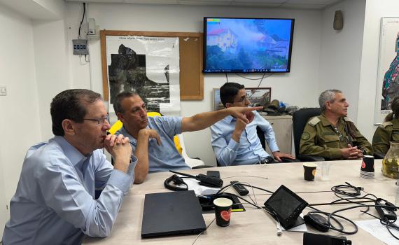 הרצוג ביקר במטולה: "עוד נחזור ונממש את הריבונות"