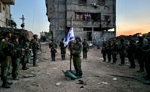 תיעוד: לוחמי צה"ל ציינו את יום הזיכרון ברצועת עזה