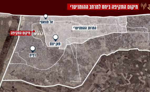 ההוכחות של צה"ל: התקיפה הייתה רחוקה מהמחסות