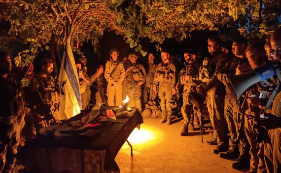 מרגשים ועצמתיים: לוחמים בטקסי יום הזיכרון ברפיח