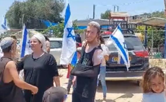 חוות גלעד: הלוחם שהיה בסכנת חיים חזר הביתה