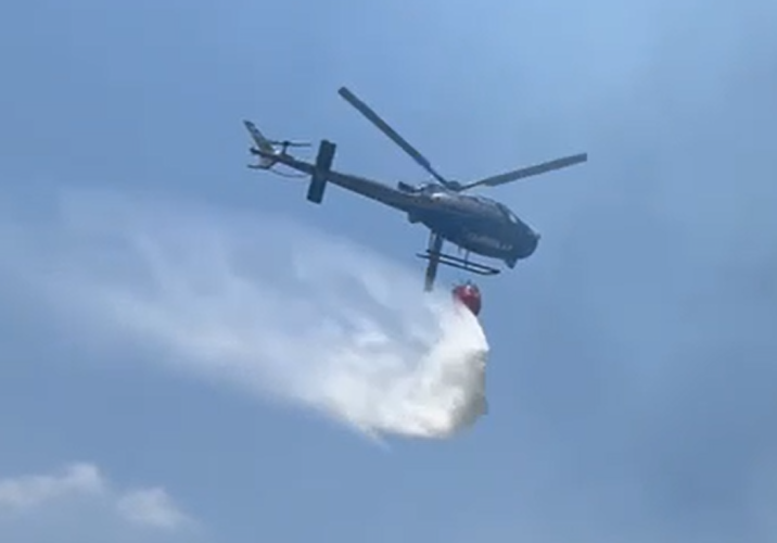 שריפה בגן הלאומי: מבוצע פינוי מטיילים | צפו