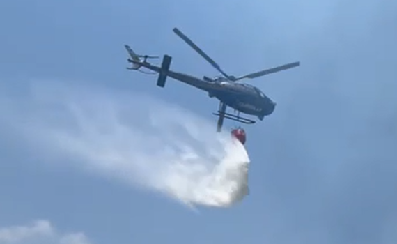 שריפה בגן הלאומי: מבוצע פינוי מטיילים | צפו