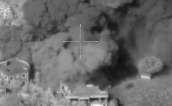 בתגובה להפלת הכטב"מ: צה"ל תקף יעדי חיזבאללה