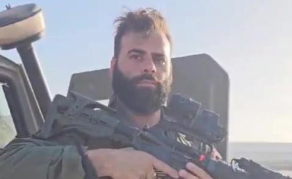 מרגש: הלוחם מפנסילבניה שחזר לקרבות בעזה | צפו
