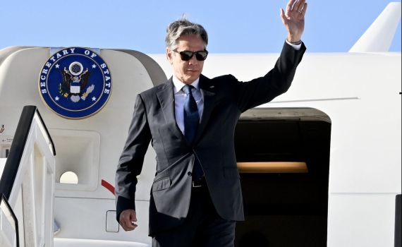 בפעם השמינית: בלינקן נחת בישראל לביקור מדיני