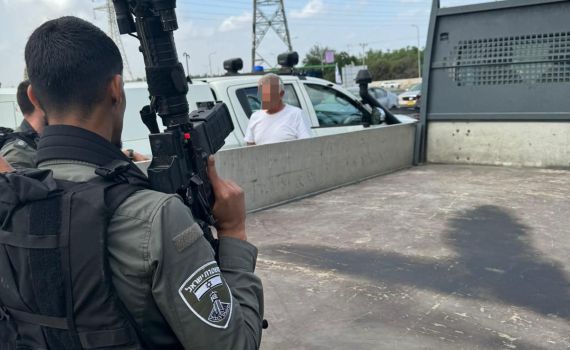 זה מה שתפסו לוחמי מג"ב בתוך דופן כפולה במשאית