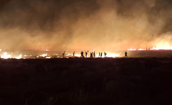 טרור ההצתות: שריפת ענק בחווה בה נרצח בנימין אחימאיר