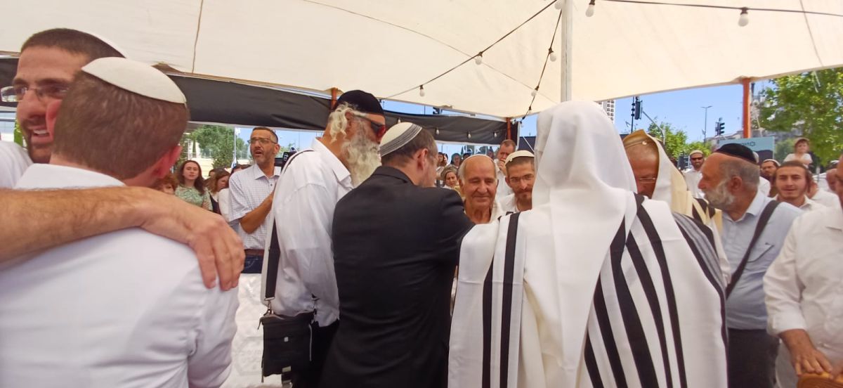 ברית במאהל הגבורה: הבן נקרא על שם הדוד שנפל