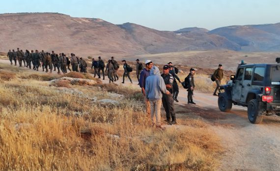 הפקחים הרסו מטע עצי פרי שננטע על ידי אהוביה סנדק