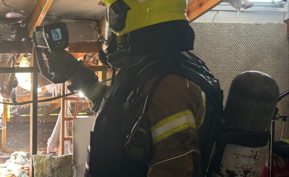 חיזבאללה ירה 2 טילי קורנט לקיבוץ יראון וגרם לשריפה