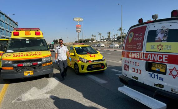 הרוג ו-2 פצועים אנוש וקשה בתאונת דרכים בדימונה