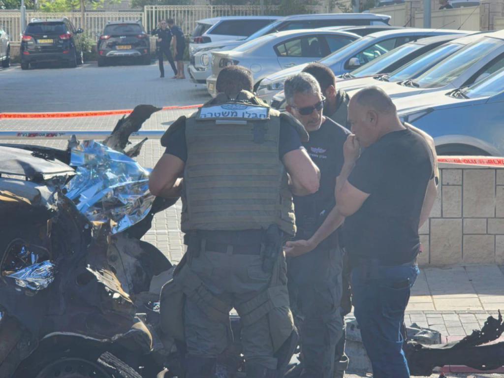 תיעוד: ילדים עוברים רגע לפני הפיצוץ באשקלון