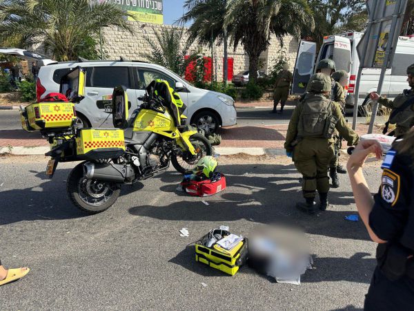 לוחם נפצע באירוע דריסה סמוך לתחנת הדלק ברנתיס