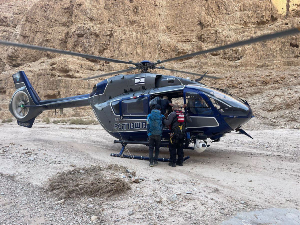 ב-46 מעלות: שלושה מטיילים תקועים במדבר יהודה